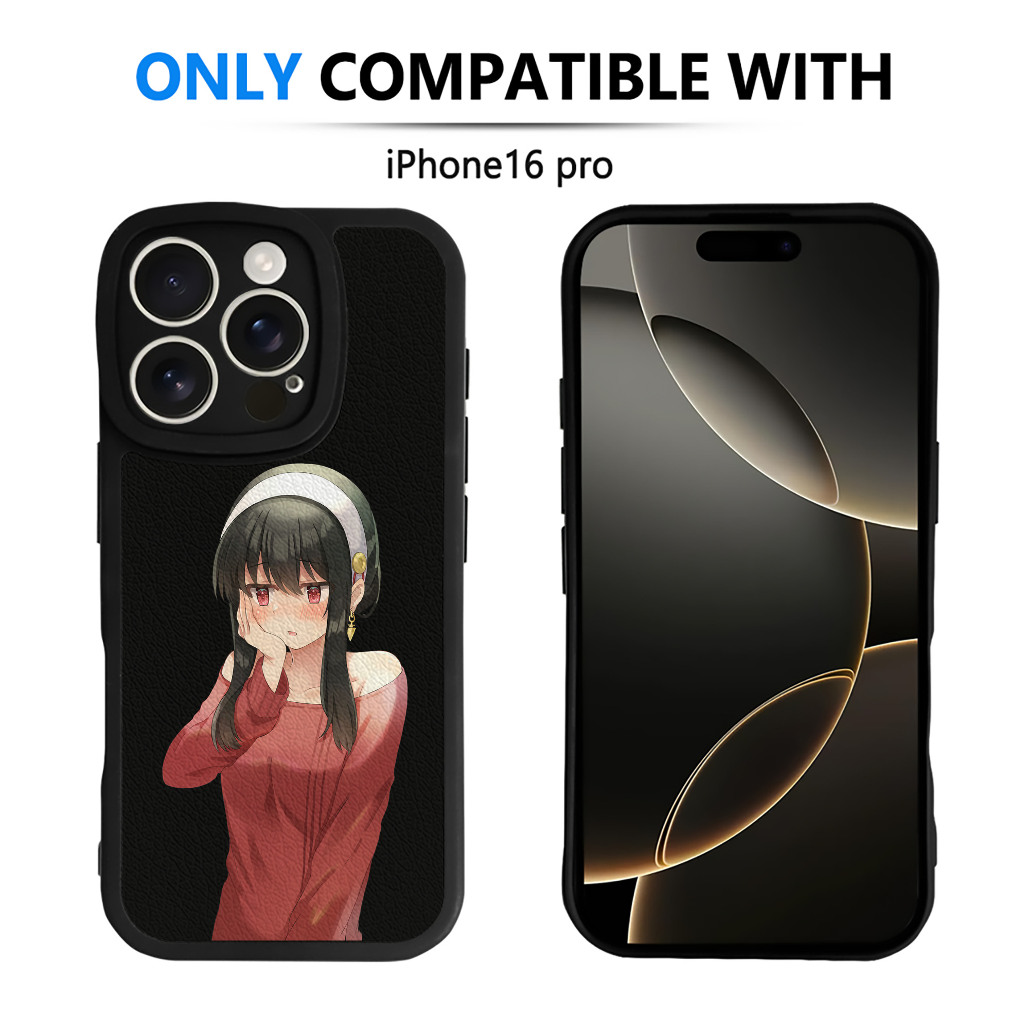 （画像用） SPY×FAMILY间谍家家酒 【iPhone 16シリーズ対応】シリコンスマホケース（レザー調） 材質：シリコン